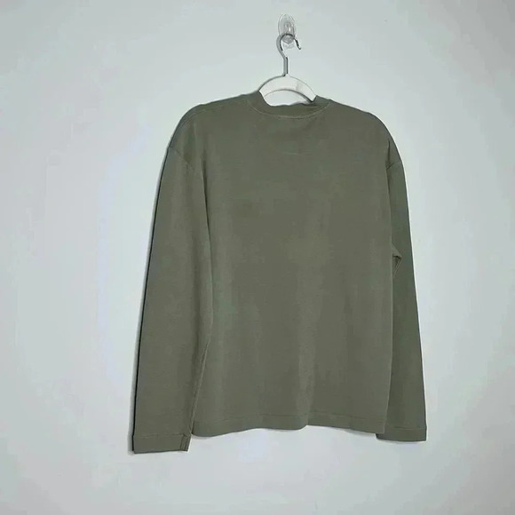 Zara Olive Green Long Sleeve Shirt - Picture 6 of 7